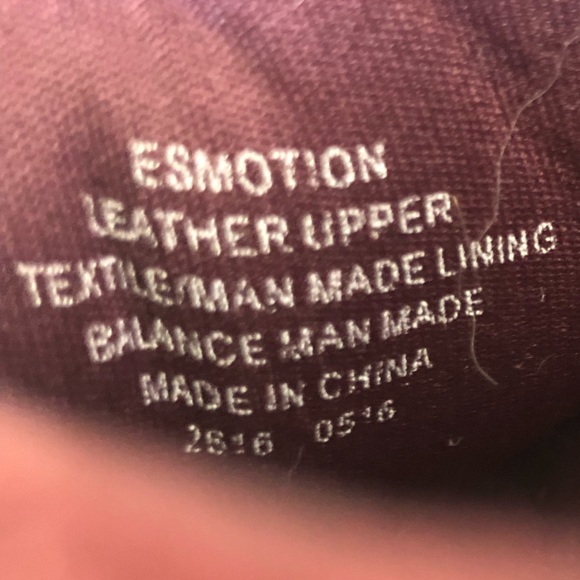 Suede oxford flats - wine - easy spirit - size 8 - Picture 6 of 6